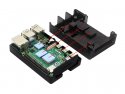 Raspberry Pi 4B Aluminum Case Black with 2 fans